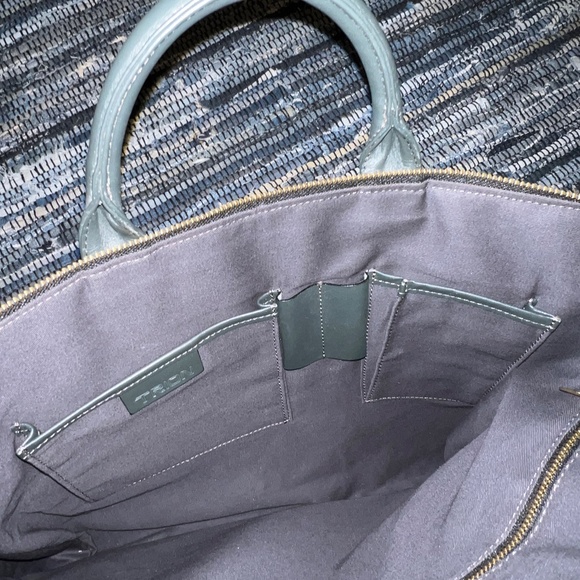 TRION JAPAN SLIM LEATHER BRIEFCASE GREEN - Picture 9 of 10